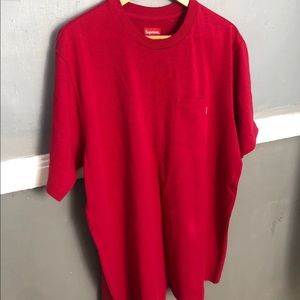 Supreme with pocket logo